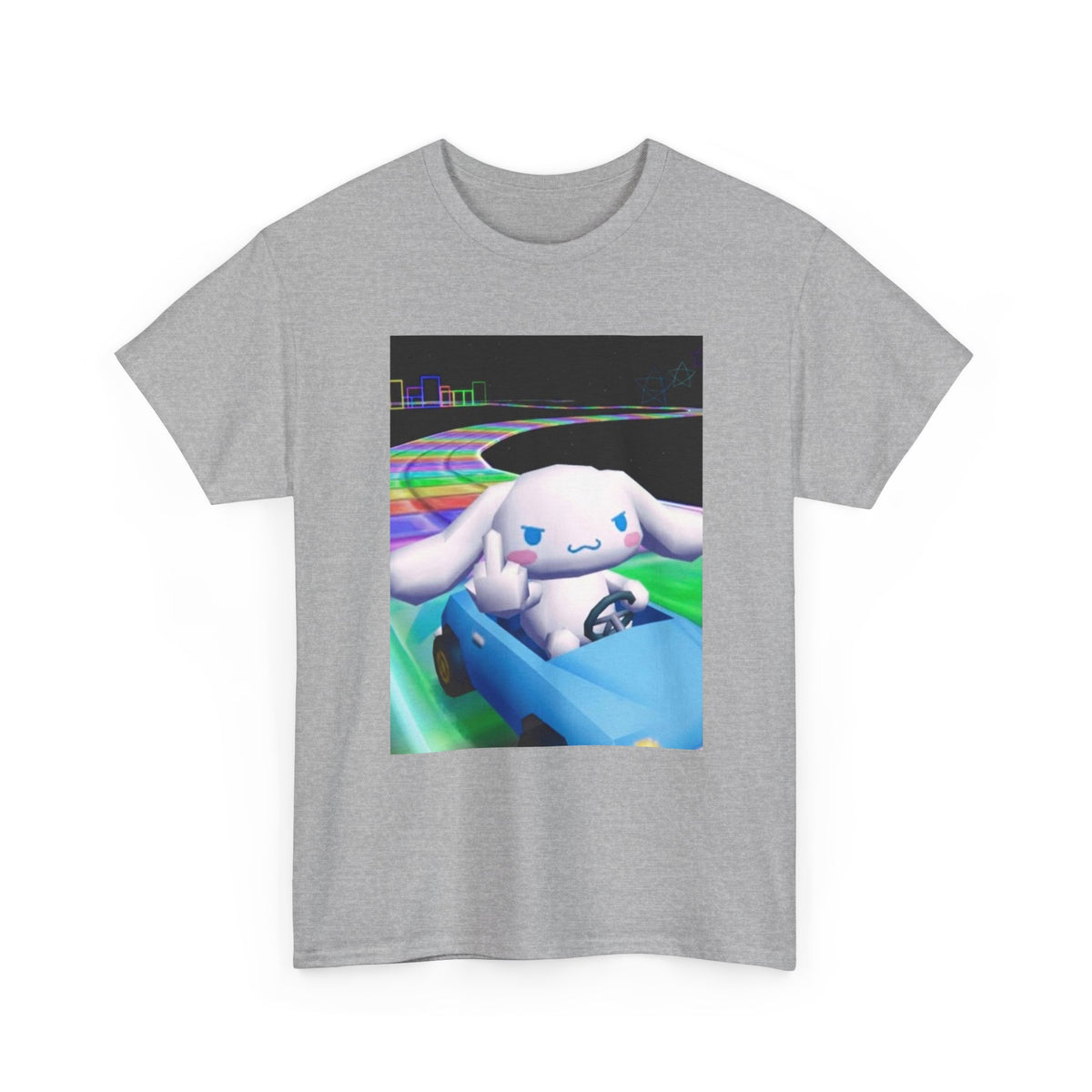 Cinnamoroll Kart Race Middle Finger Tee