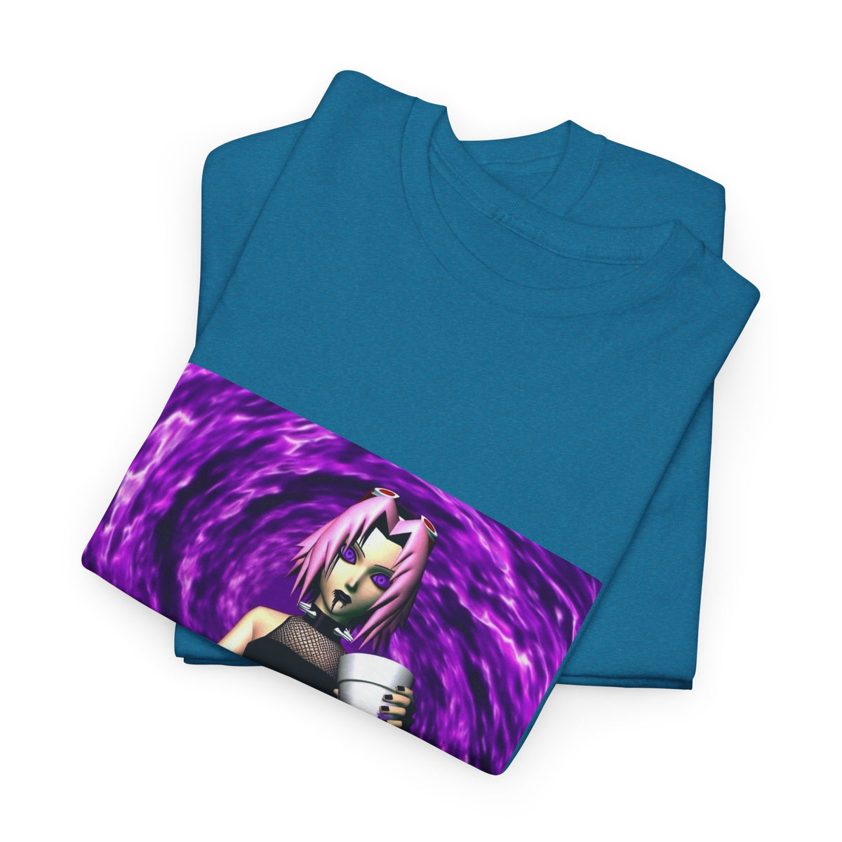 Goth Sakura With Purple Drank Tee