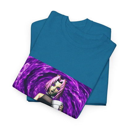 Goth Sakura With Purple Drank Tee
