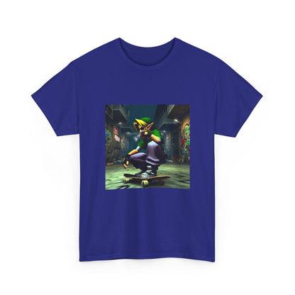 Street Link Smoking On Skateboard Tee