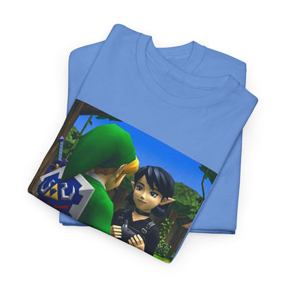 Link And Ocarina Girl Meeting