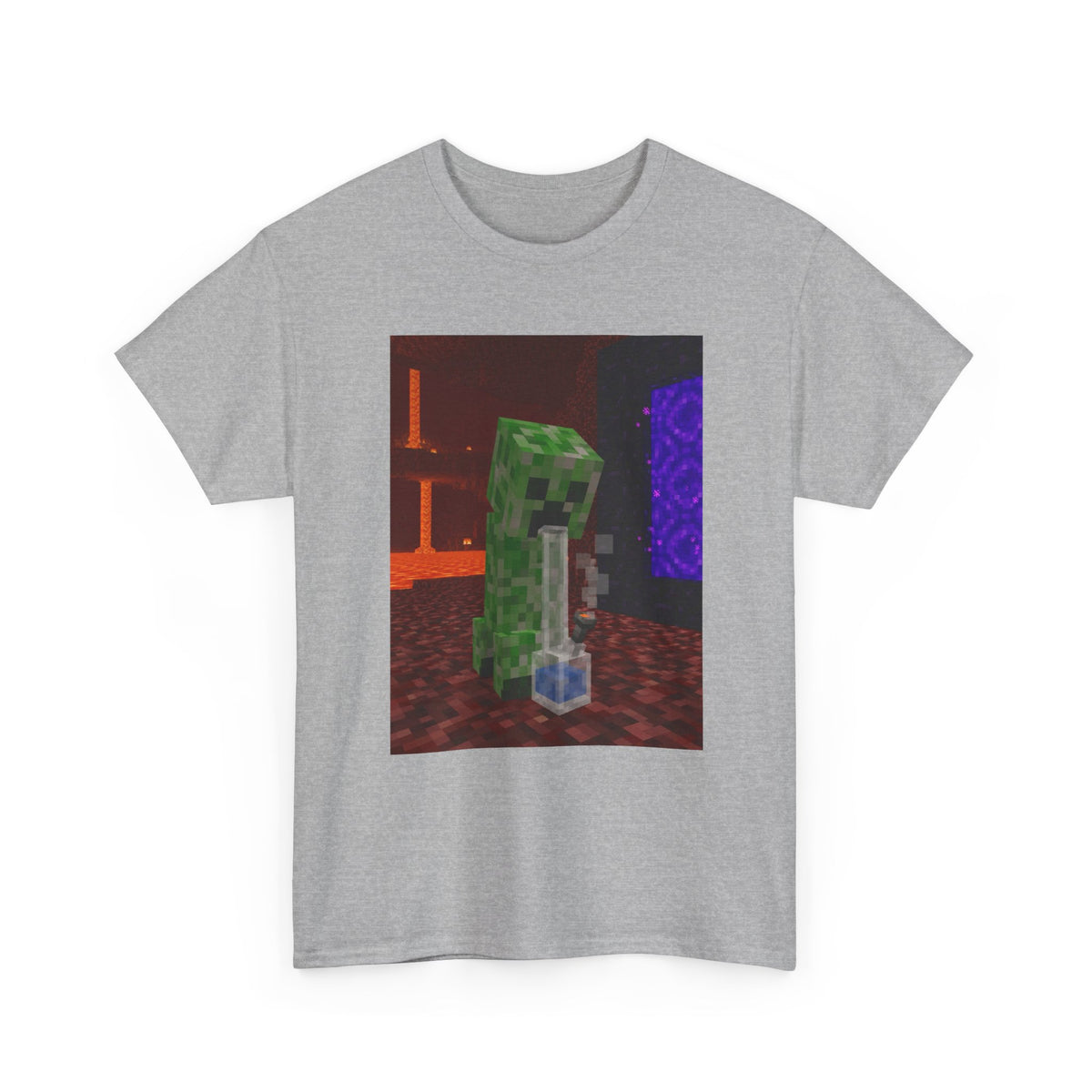 Creeper Hits The Bong In The Nether