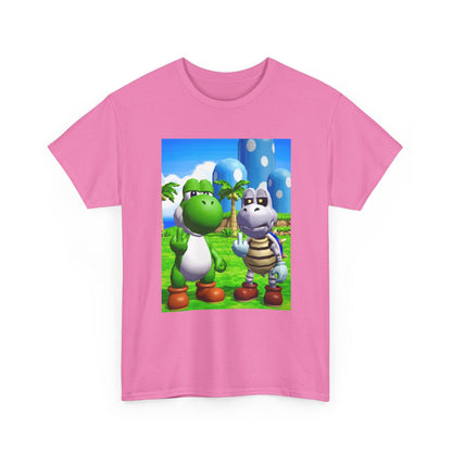 Yoshi And Dry Bones Flipping The Bird