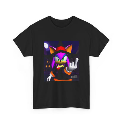Witchy Sonic Character Giving Middle Finger