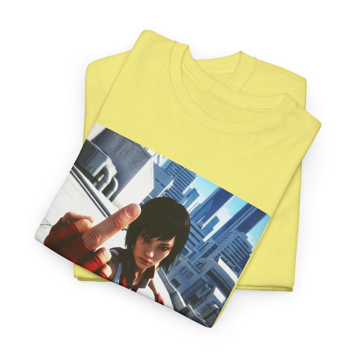 Faith Connors Flipping The Bird Rooftop Tee