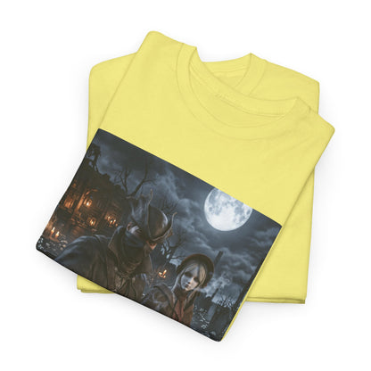 Hunters Smoking Under Moonlight
