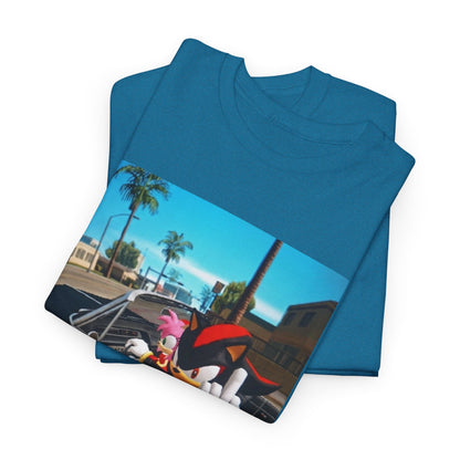 Shadow The Hedgehog Driving With Attitude Tee