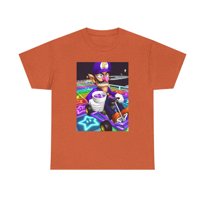 Waluigi Sipping Lean On Rainbow Road Tee (Design 4)