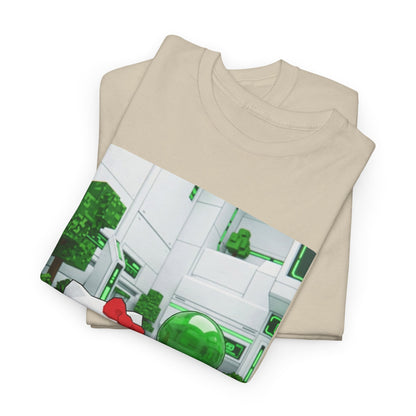 Low Poly Hello Kitty And Green Alien Flip Off