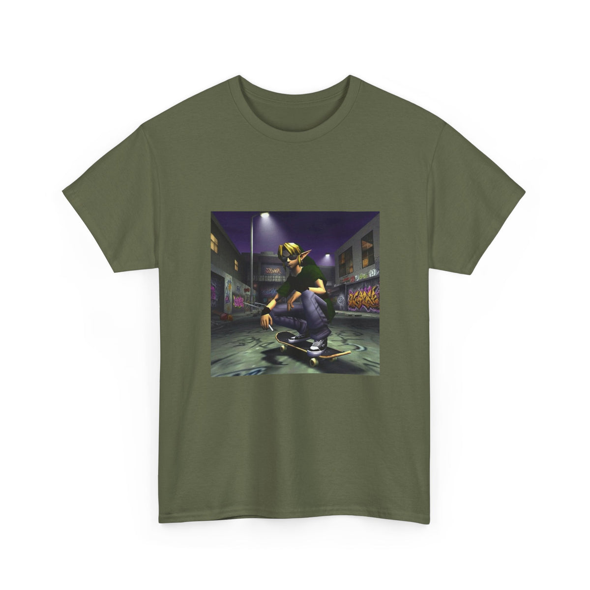 Skater Link Smoking In The Alley Tee