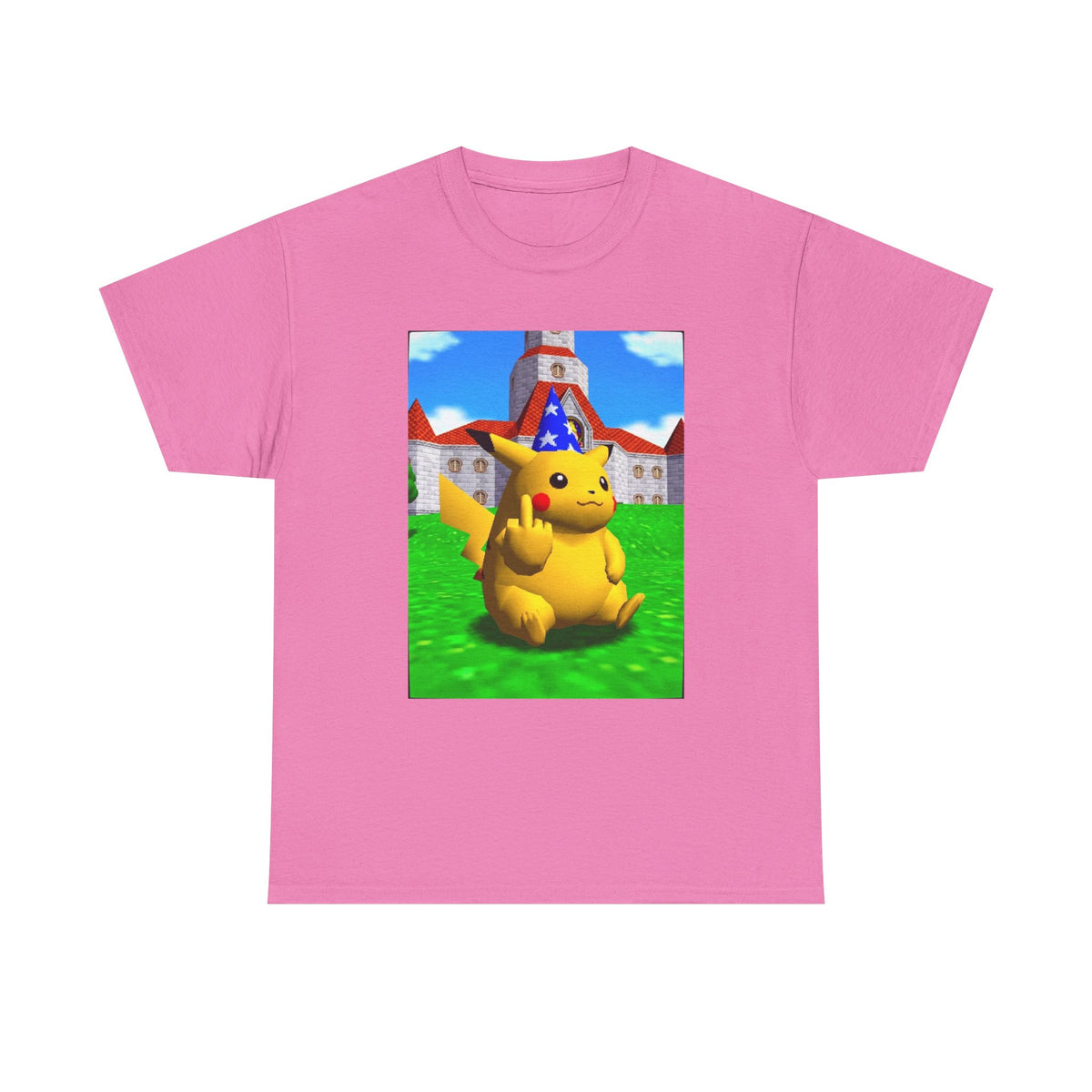 Salty Pikachu Giving The Middle Finger Tee