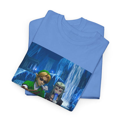 Stoner Link and Zelda Chillin' in Zora's Domain