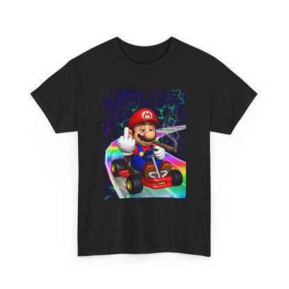 High Mario Karting On Rainbow Road