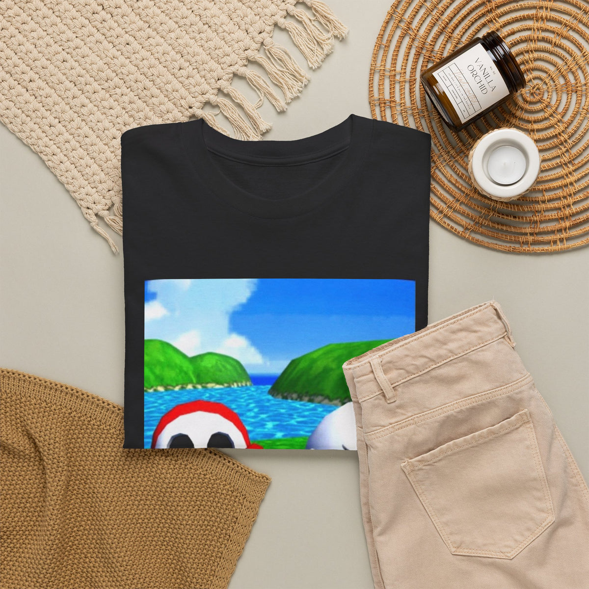 Shy Guy And Boo Middle Fingers Tee