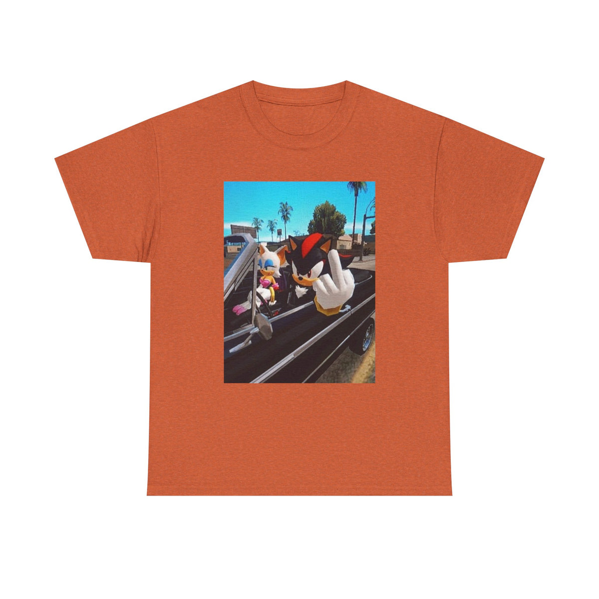 Shadow And Rouge Flipping The Bird Tee