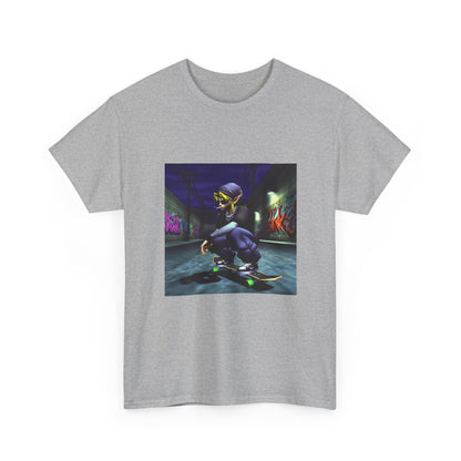 Edgy Link Skater Smoking Alley Tee
