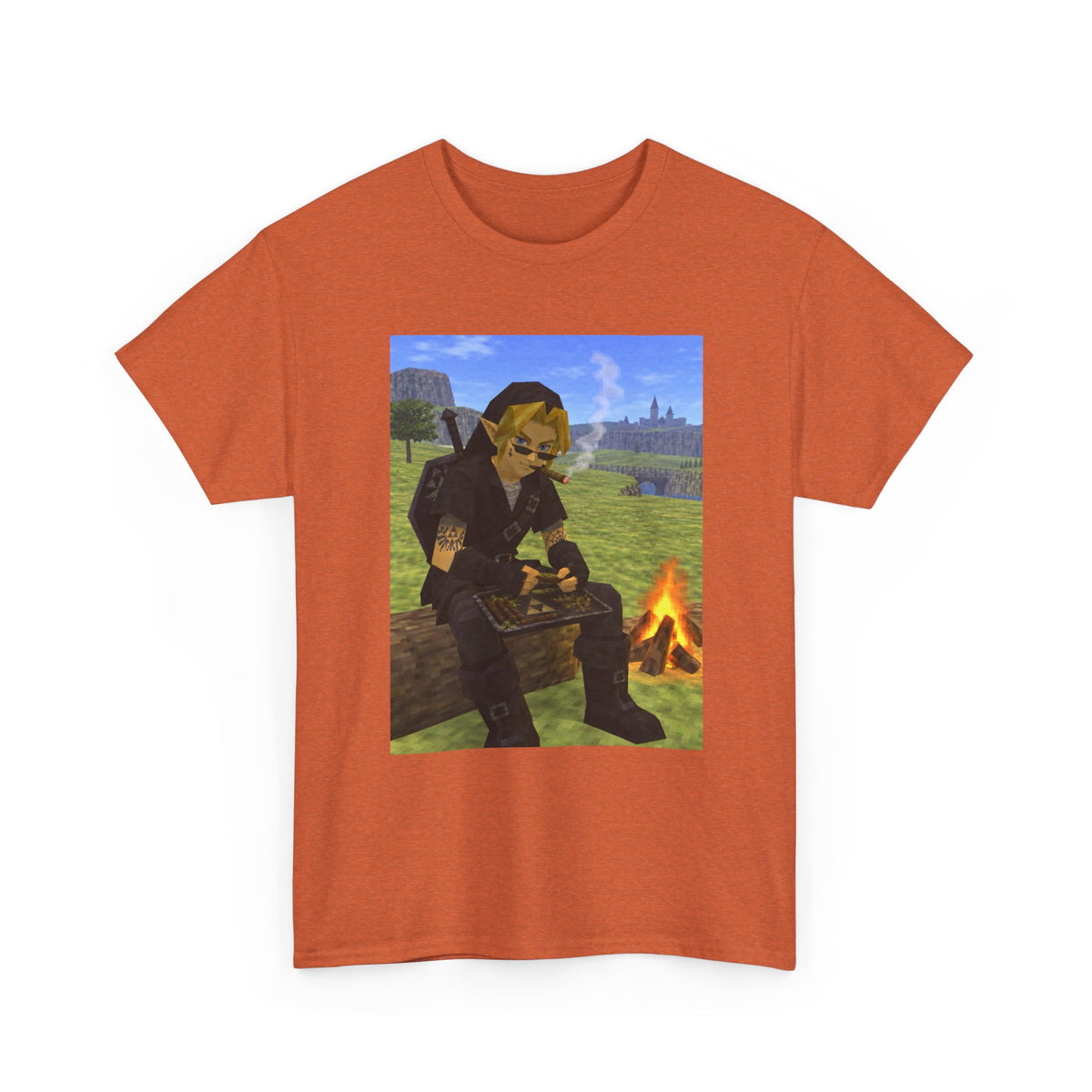 Dark Link Rolling Blunts By The Campfire