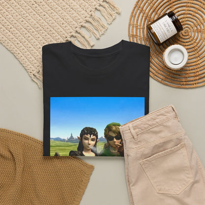 Link And Midna Smoking Blunts Tee