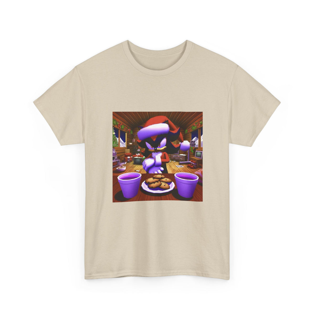 Shadow The Hedgehog Christmas Chill Tee