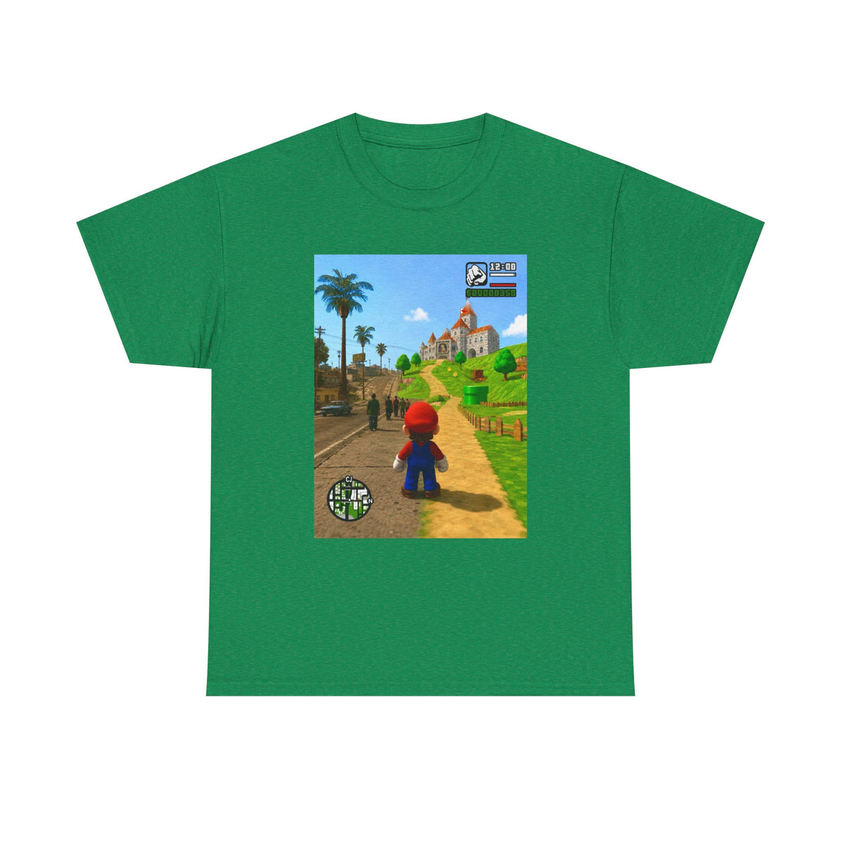 Mario Exploring San Andreas Streets