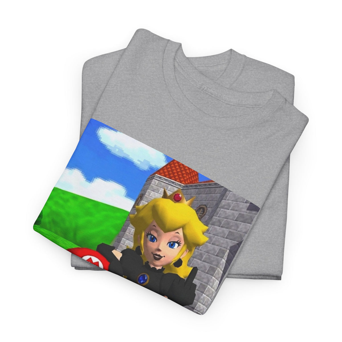 Princess Peach Flipping The Bird Tee