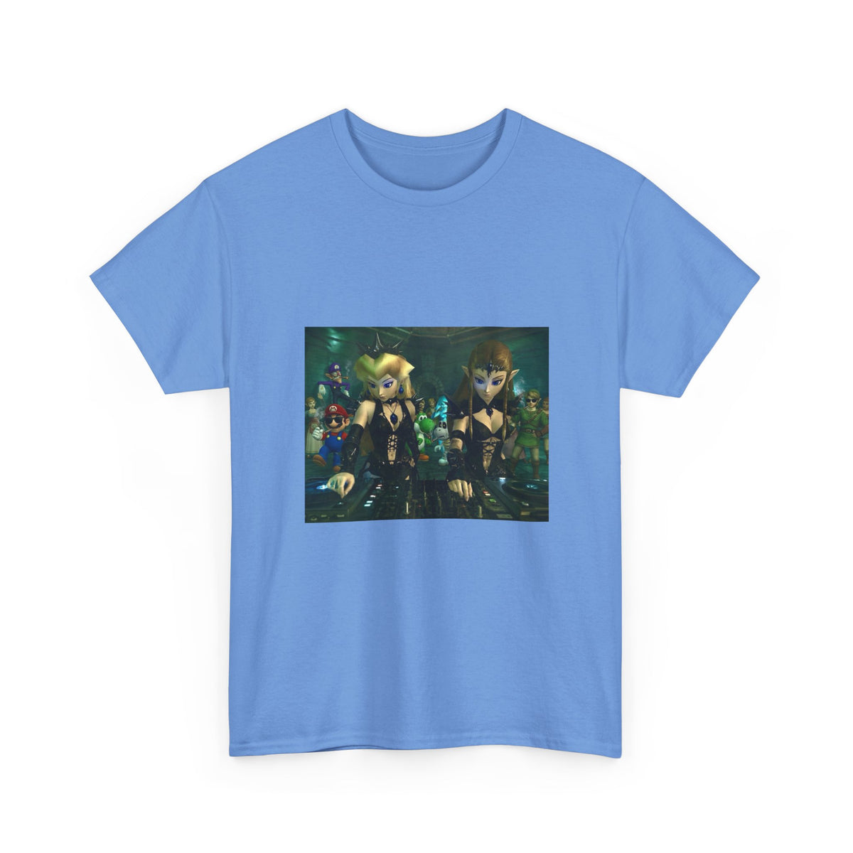 Princess Peach and Zelda DJing with Friends Tee