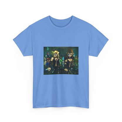 Princess Peach and Zelda DJing with Friends Tee