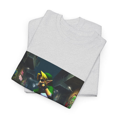 Street Link Smoking On Skateboard Tee