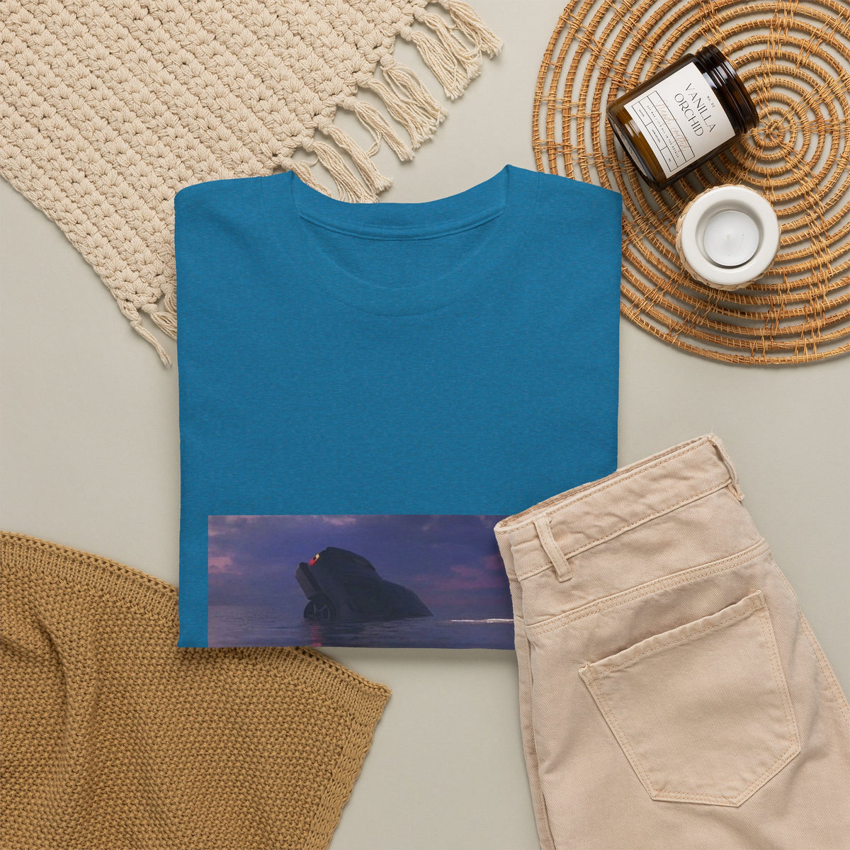Midnight Leaf Whisper Graphic Tee