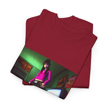 Y2K Vibe Girl In Her Room Tee