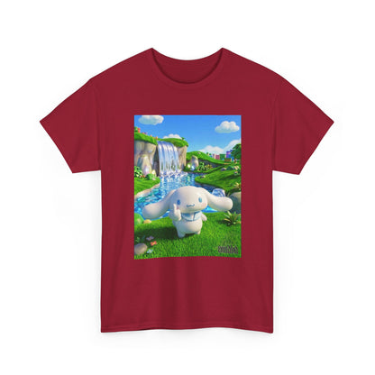 Cinnamoroll Flipping The Bird In Lush Landscape