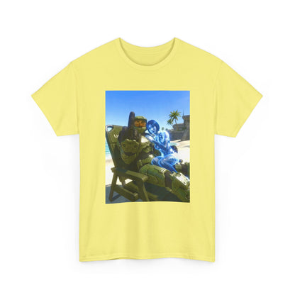 Master Chief And Cortana Chillin' Beach Vibes
