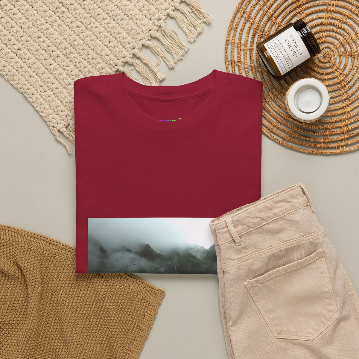 Midnight Ember Echo Graphic Tee