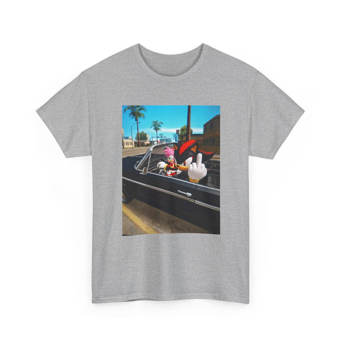 Shadow The Hedgehog Driving With Attitude Tee