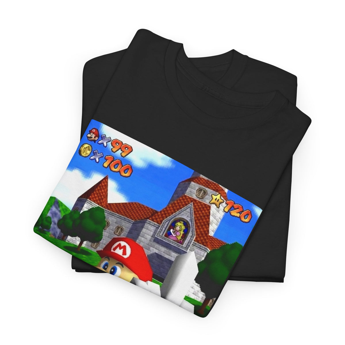 Mario Giving The Finger At Peach's Castle