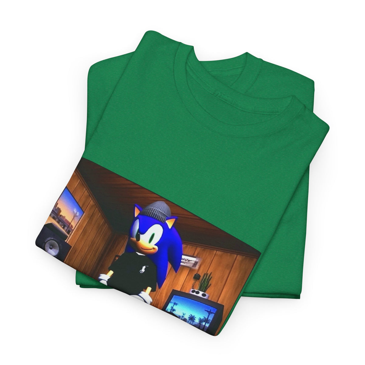 Gamer Sonic Dressed To Chill