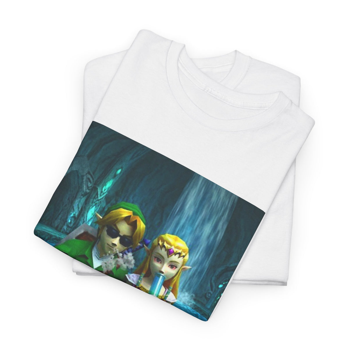 Link And Zelda Hitting The Stash