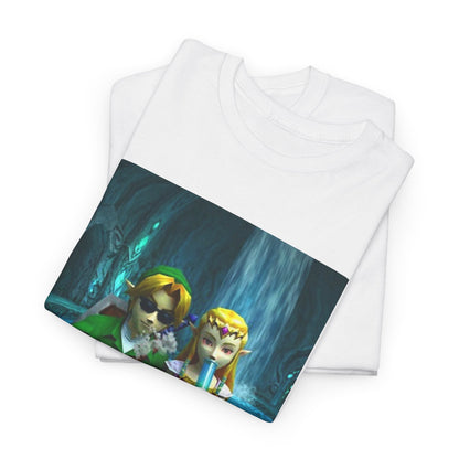 Link And Zelda Hitting The Stash