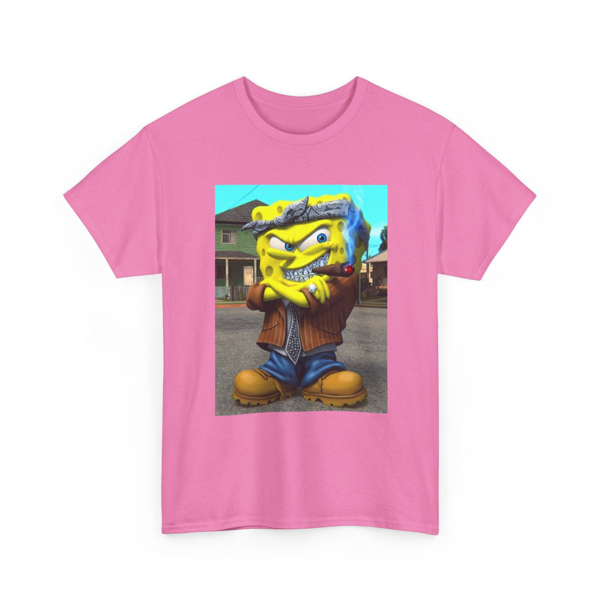 G'd Up SpongeBob Smoking Cigar Tee