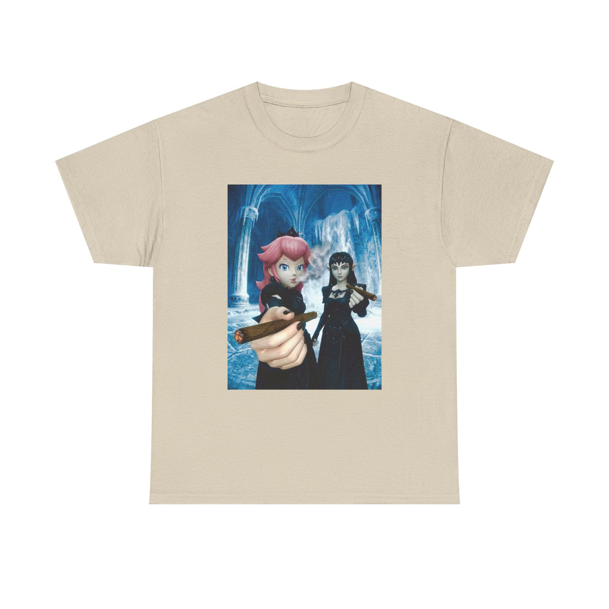 Gothic Princesses Puffing Cigars Tee