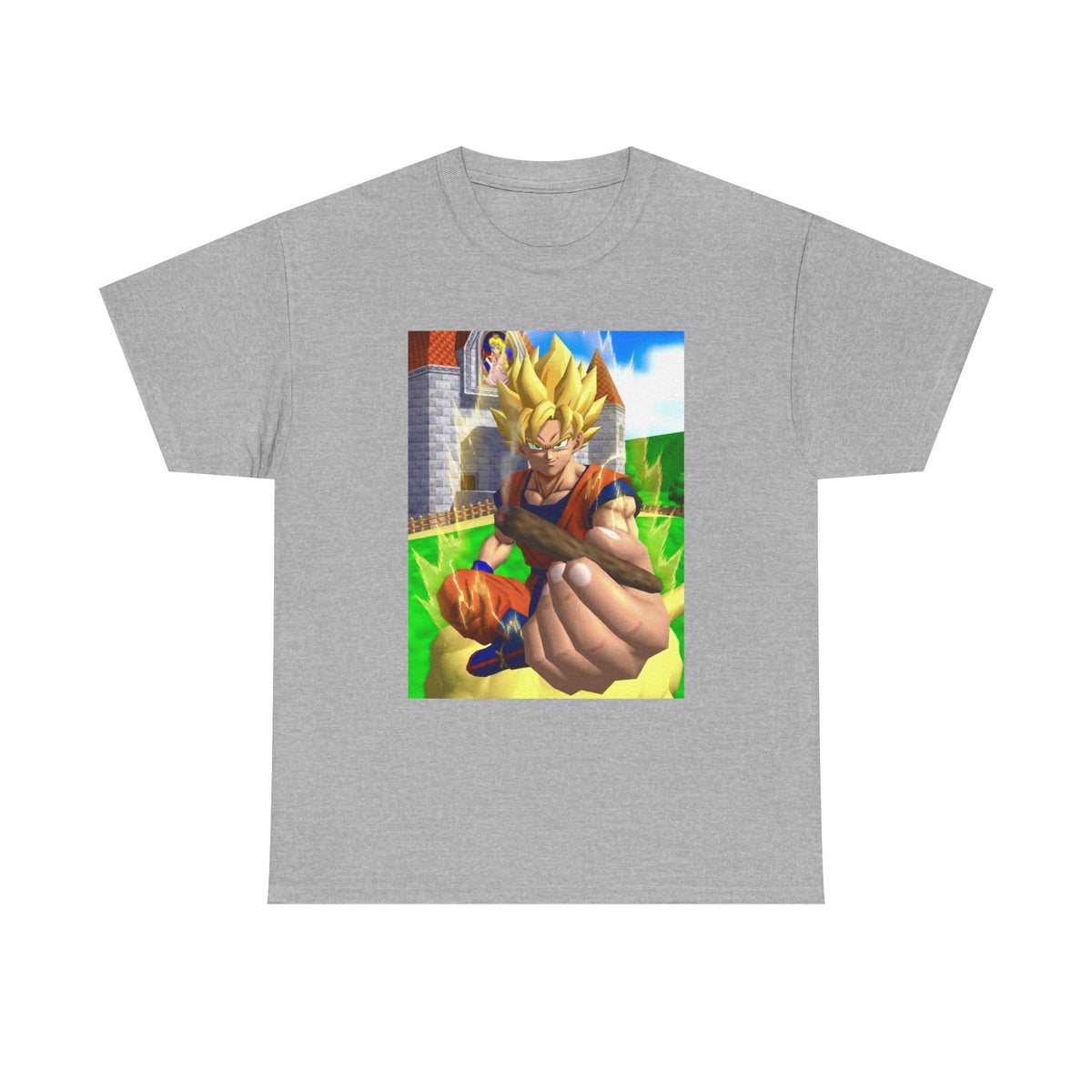 Super Saiyan Goku Holding A Blunt Tee
