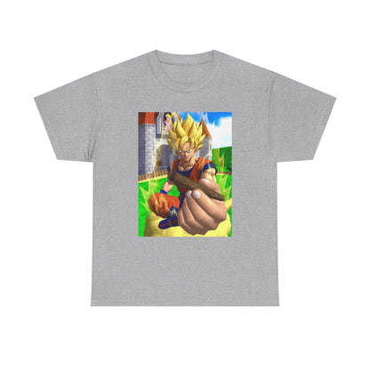 Super Saiyan Goku Holding A Blunt Tee