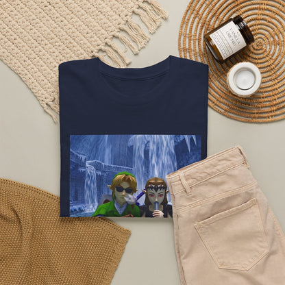 Link And Zelda Chilling In Ice Palace