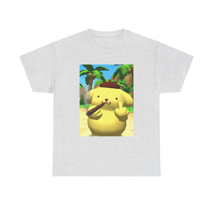 Pompompurin Smoking And Flipping Off Tee