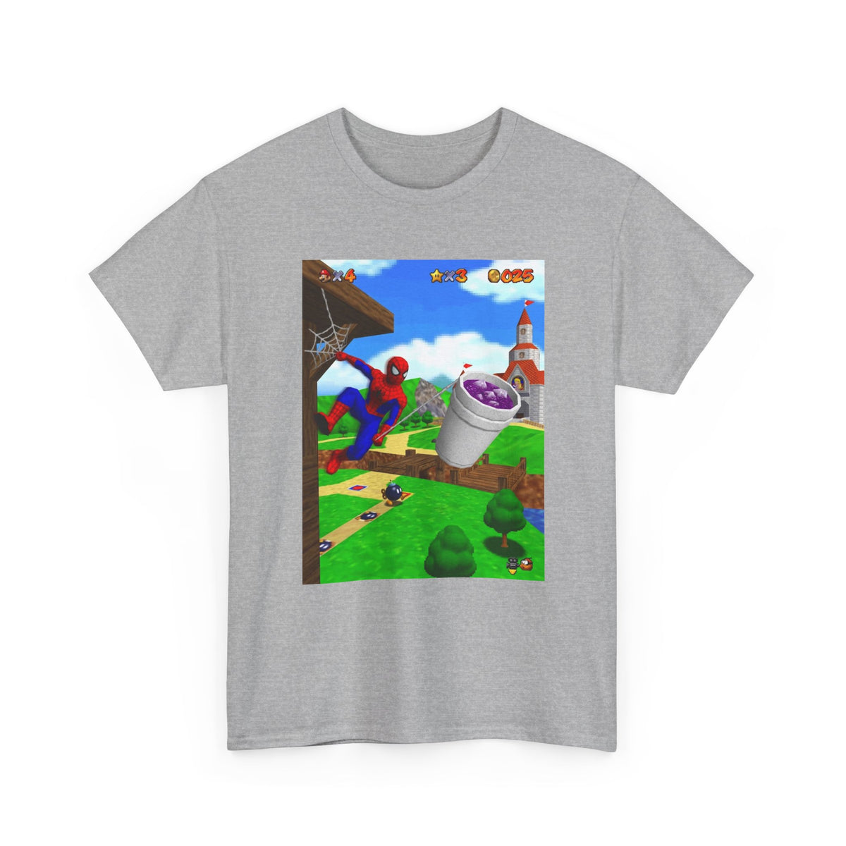 Spiderman Swinging With A Lean Cup Tee