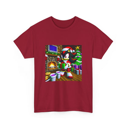 Shadow The Hedgehog Christmas Drip Tee