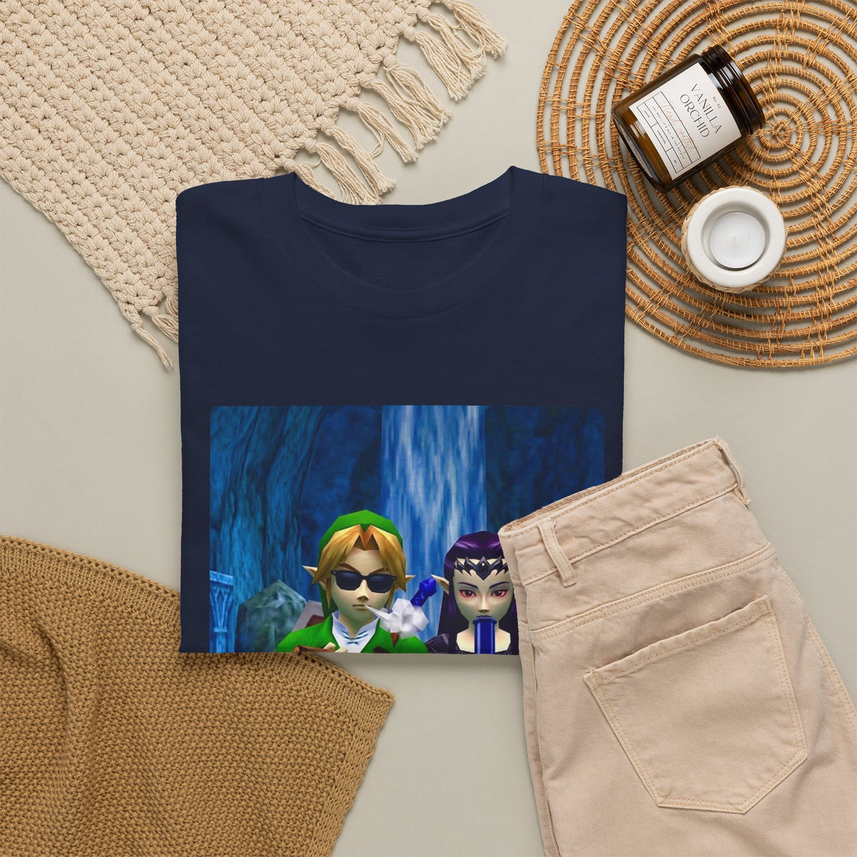 Hero and Princess Taking A Hit Tee