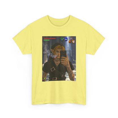 Edgy Link Smoking Selfie Tee