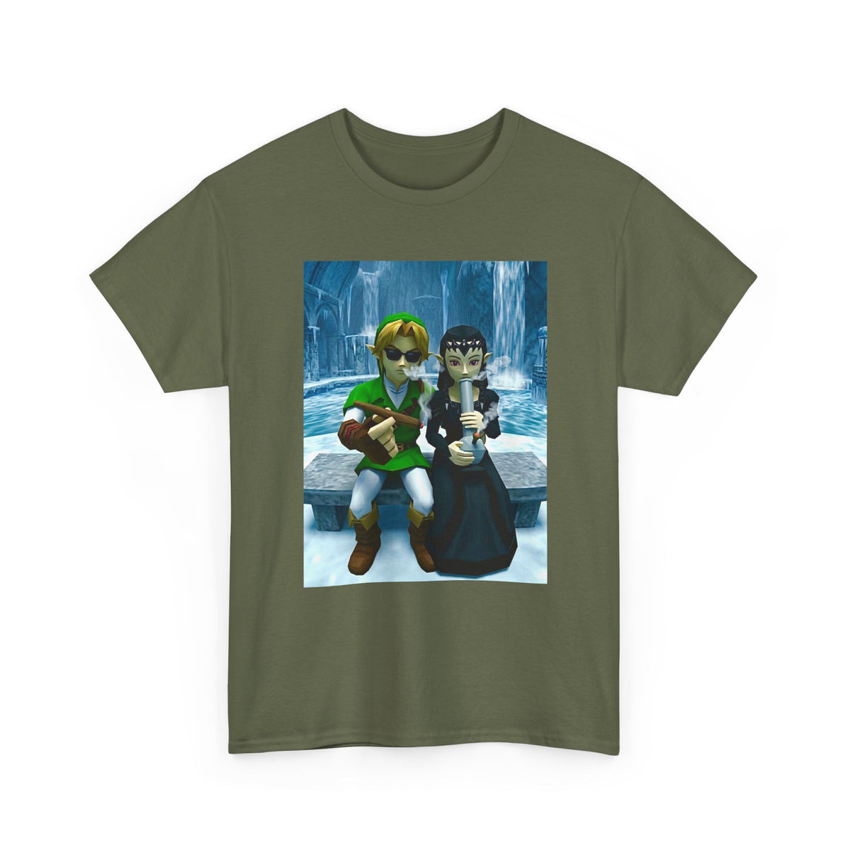 Link and Dark Linka Chillin' in Ice Palace
