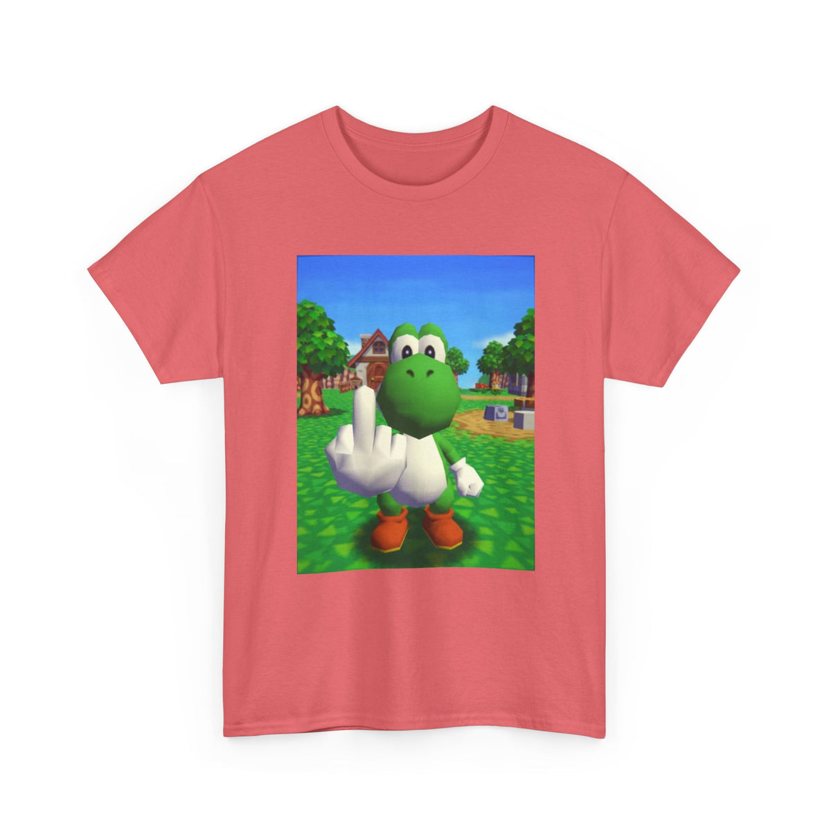 Yoshi Giving The Finger On A Tee